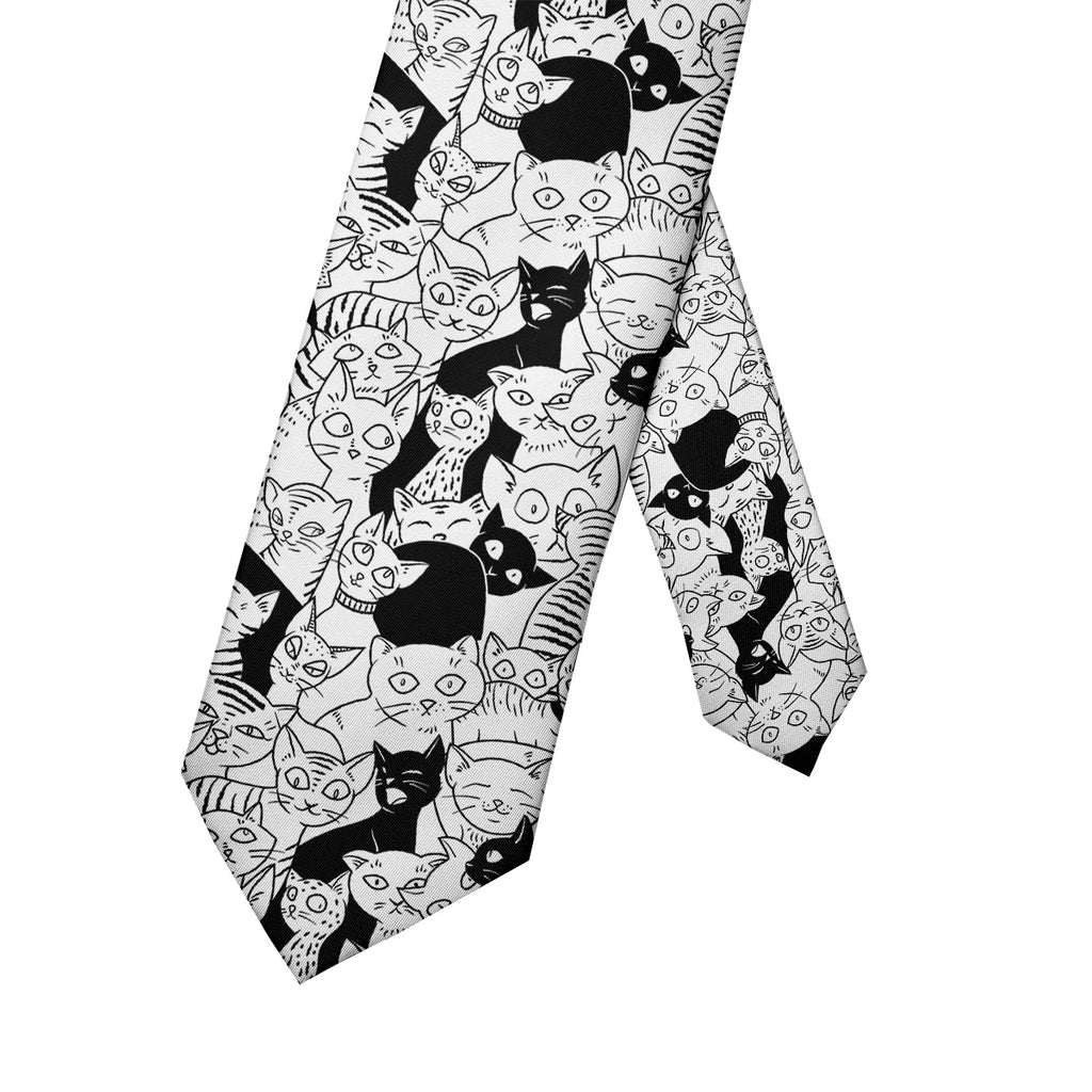 Funny Cartoon Small Animal Print Men's Tie Fashion Slim High-quality Qme