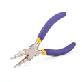 6 In 1 Carbon Steel Bail Making Pliers Round Nose Jewelry Pliers DIY Wire Looping Tool For Earrings Hooks Jewelry Making Qme A