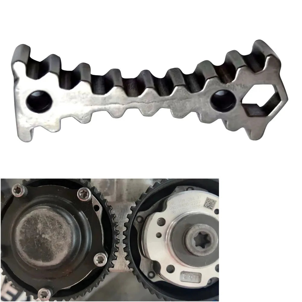 EA211 Camshaft Retainer Wrench Alloy Steel Handheld Timing Tool for VW 1.4T/1.4/1.5/1.6 for Audi Skoda 1.4T/1.4/1.5/1.6 Qme