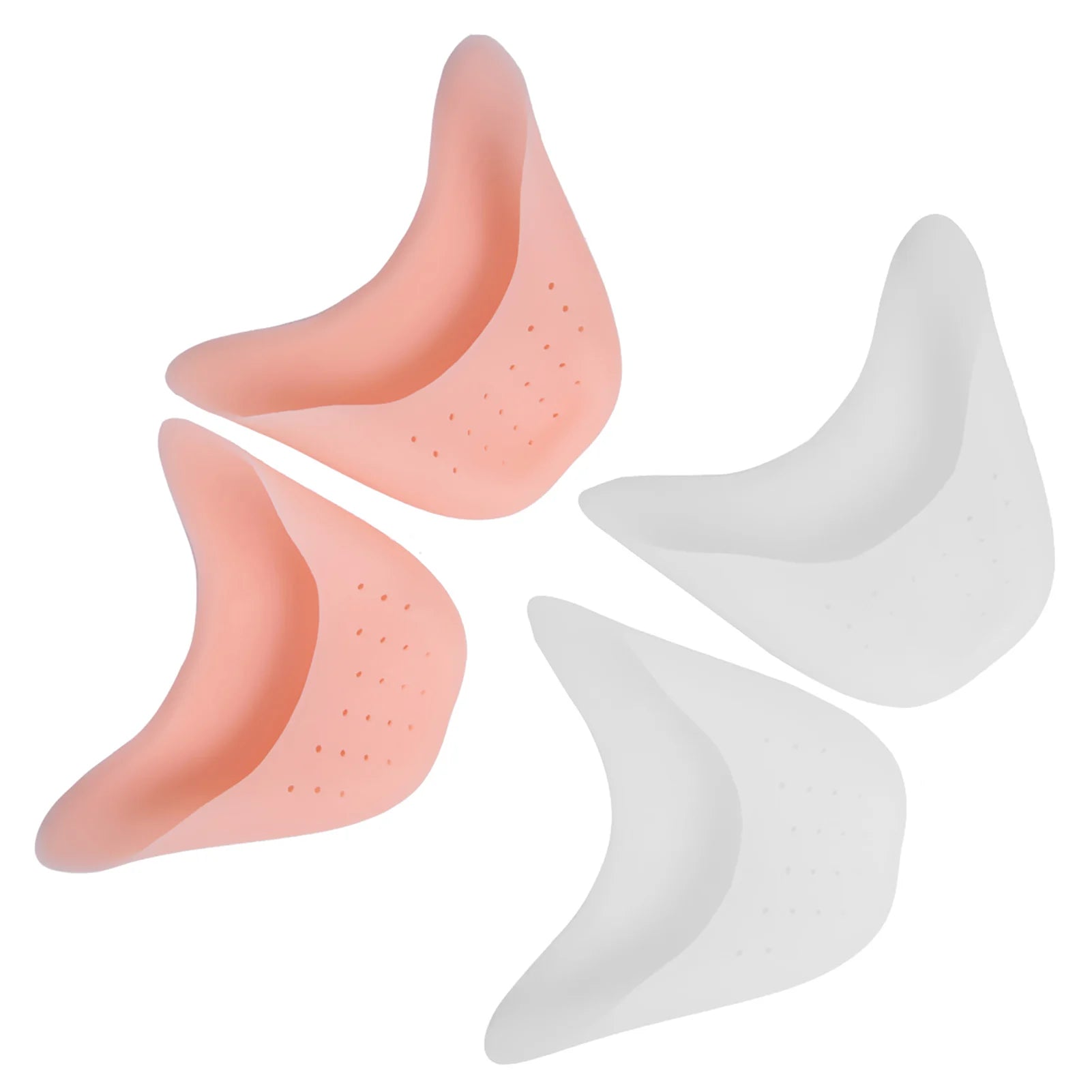 1 Pair Silicone Soft Ballet Pointe Dance Shoes Pads Dancing Toe Protector Foot Care Dance Shoes Pads Dancing Toe Protector Qme