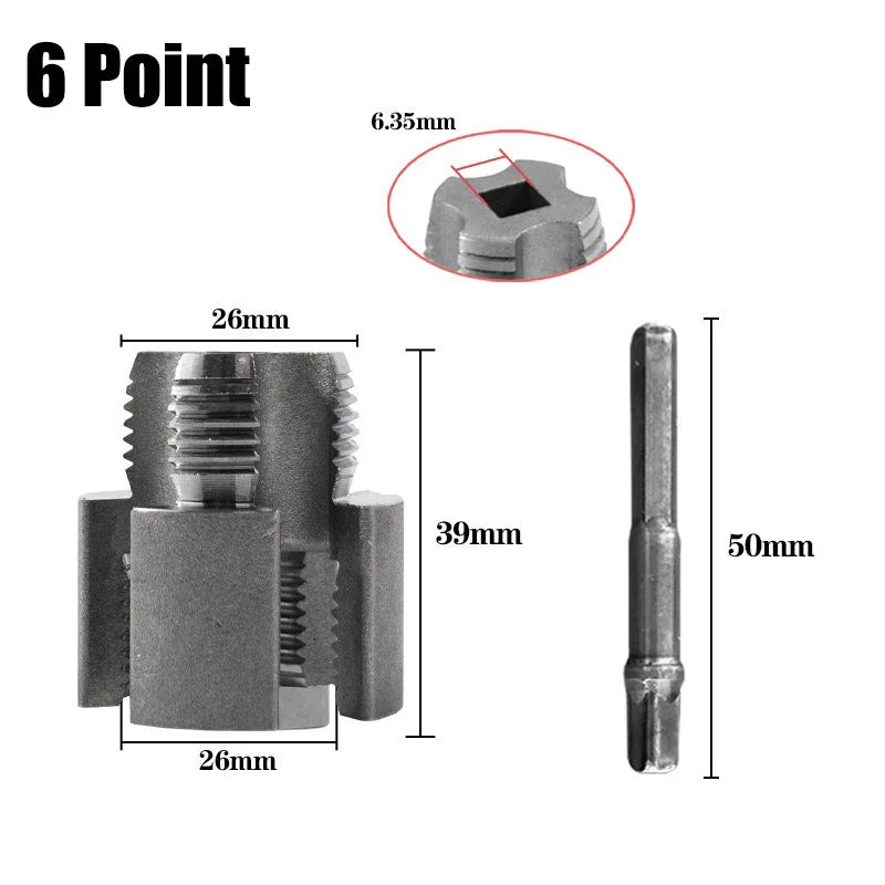 Pipe Thread Cutting Tool Integrated Internal External Threading Qme 6 Point