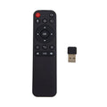 Wireless USB Receiver TV Box Remote Control Air Mouse Android Smart Qme Black