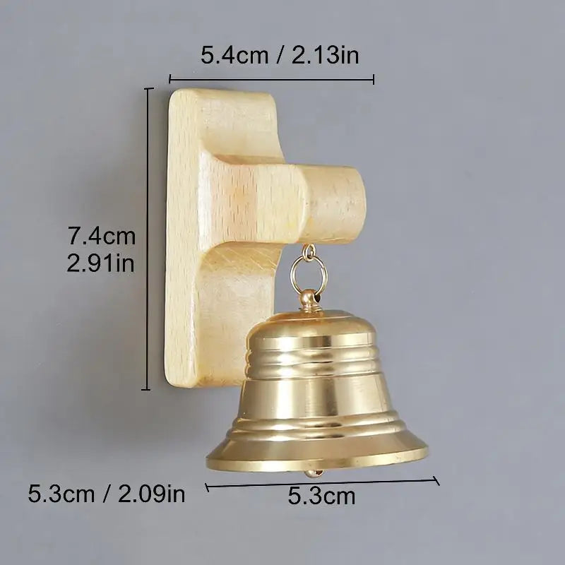 Door Reminder Doorbell Room Decorative Year Decorations Wood Bell Qme A3