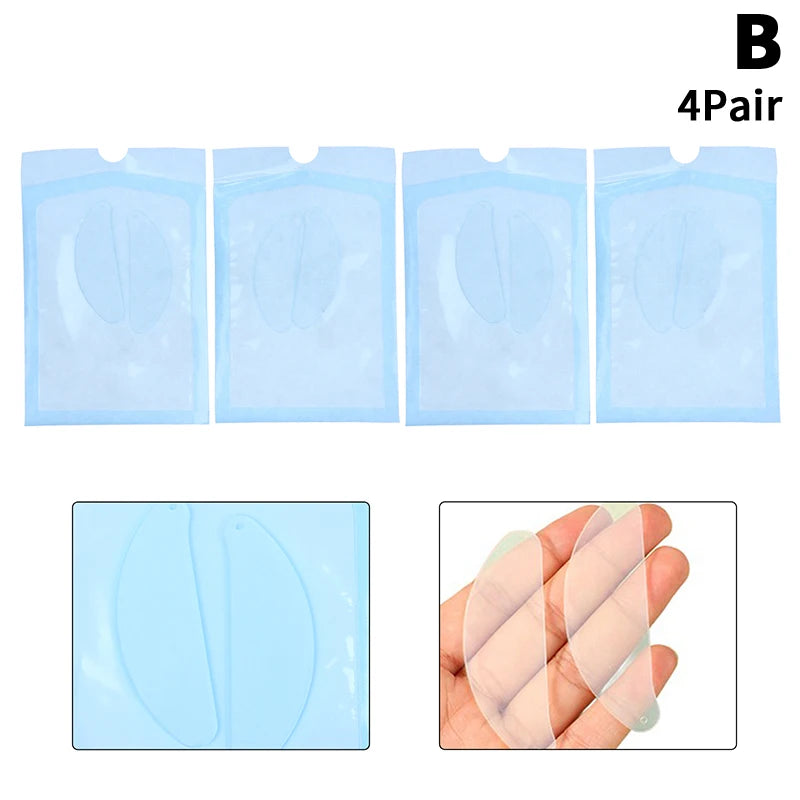 Transparent Green Medical Septoplasty Silicone Nasal Splint Hospital Qme B 4Pcs Transparent