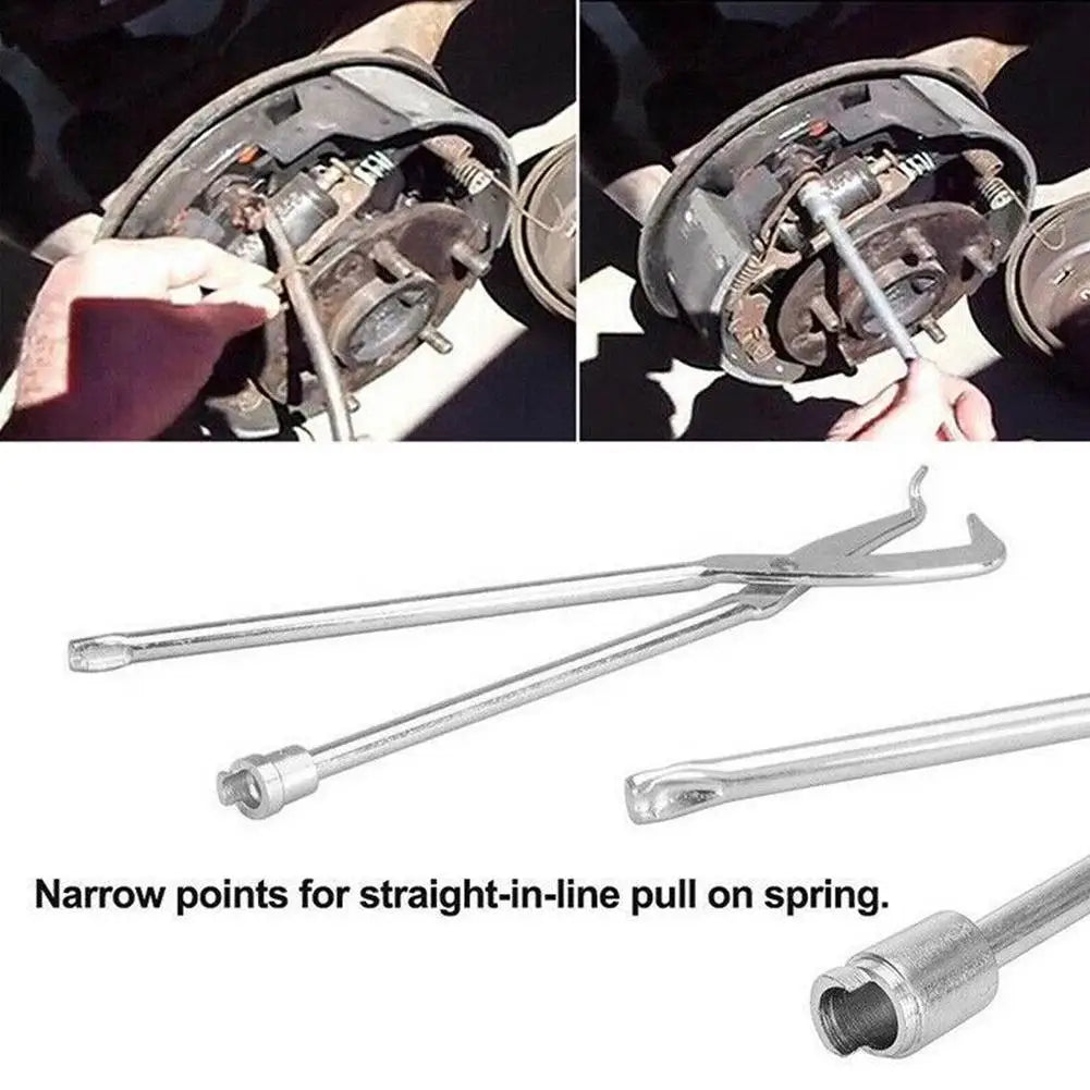 Car Drum Brake Pipeline Brake Shoe Return Spring Repair Vehicle Disassembly Tool Workshop Tool Installation Tool Plier Qme