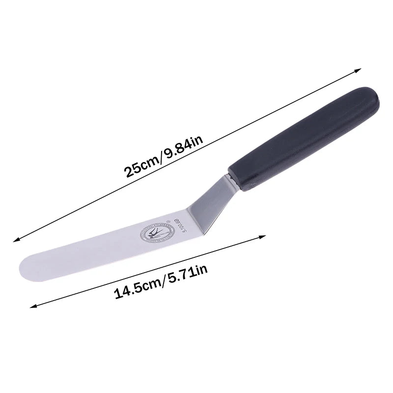 6 8 Spatula Angled Stainless Steel Palette Knife Curved Offset Blade Qme 6in