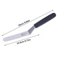 6 8 Spatula Angled Stainless Steel Palette Knife Curved Offset Blade Qme 6in