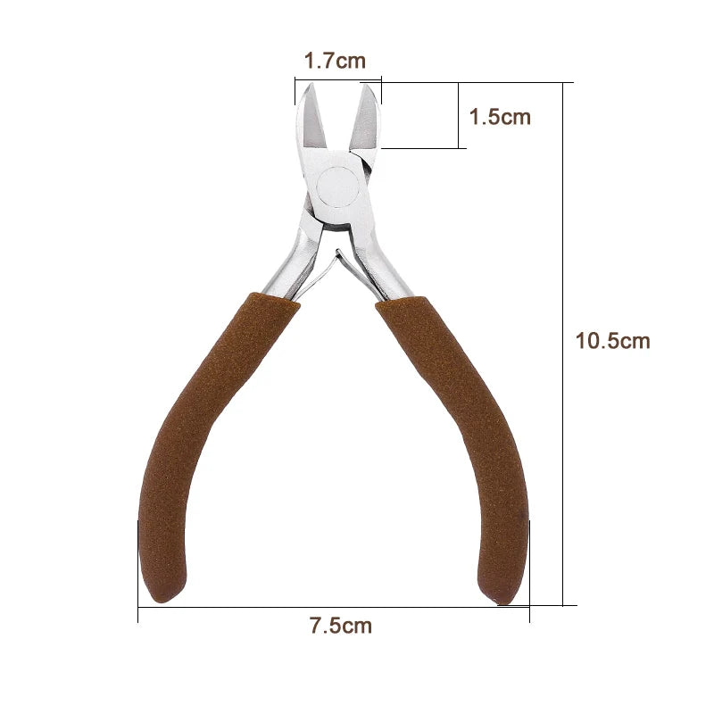 Professional Jewelry Making Tools Jewelry Pliers Needle Nose Pliers Round Wire Cutters for Supplies Wrapping DIY Crafts Beading Qme Jewelry Cutting