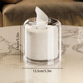 Living Room Desktop Transparent Napkin Box Ins Home Creative Bathroom Qme Rotundity