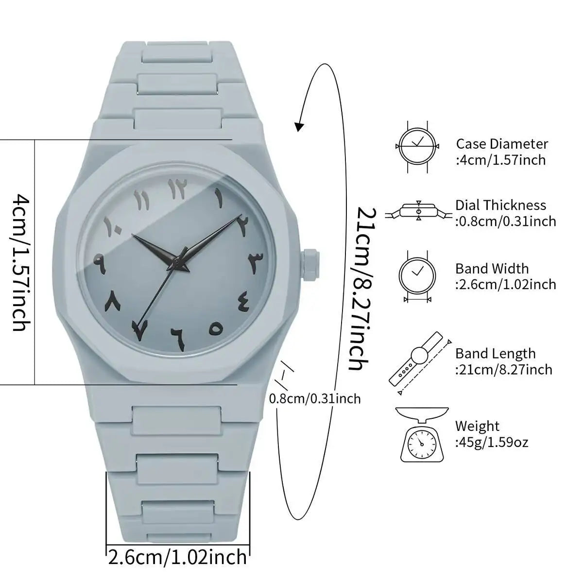 Moda pulseira de plástico relógios masculinos casual esportes relógio de quartzo para homens reloj hombre (sem caixa) Qme