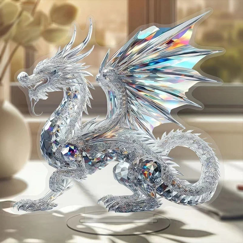 Decor Peacock Figure Office Housewarming Desktop Ornament Qme