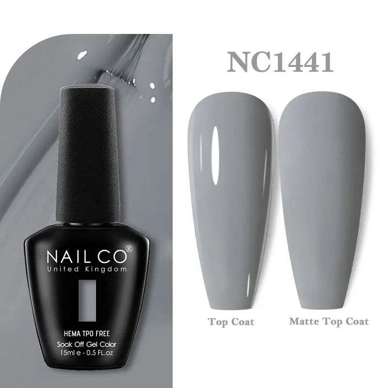NAILCO Coat Base Gel Nail Polish Nails Art Semi Permanent Lacquer