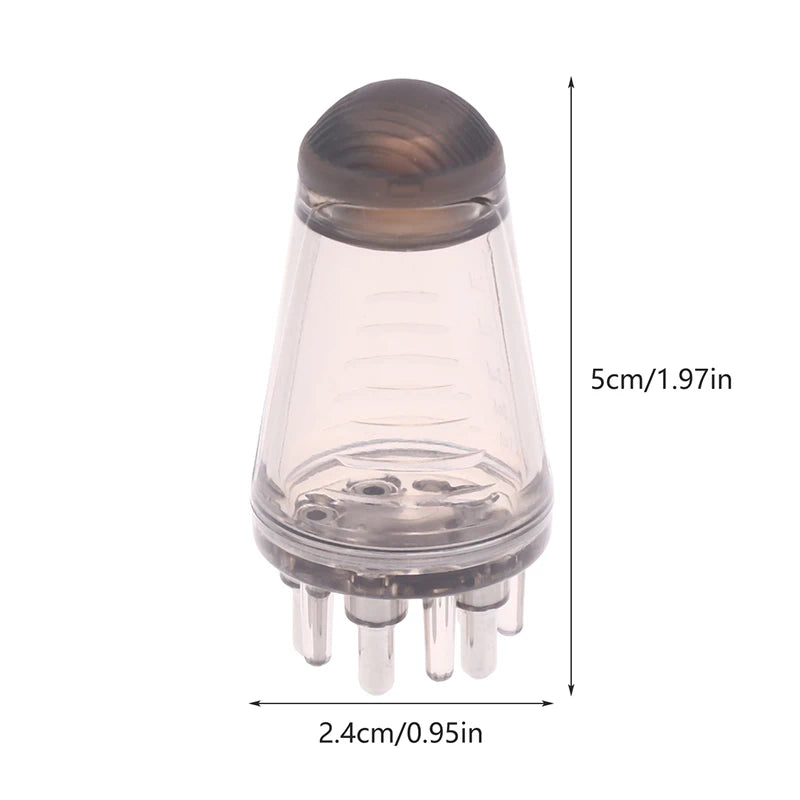 Scalp Applicator Comb Hexagonal Roller Ball Tool Hair Regrowth Qme