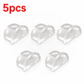 1-8pcs Transparent Silicone Door Stopper Self Adhesive Wall Protector Rubber Bumper Pad For Door Handle Cabinet Corner Furniture Qme 5pcs