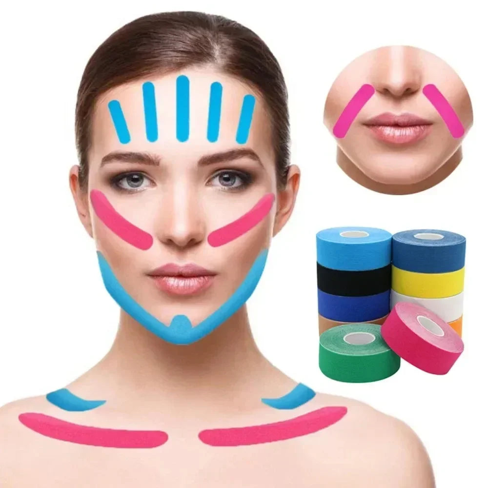 Kinesiology Tape Face V Line Neck Eyes Lifting Wrinkle Remover Qme