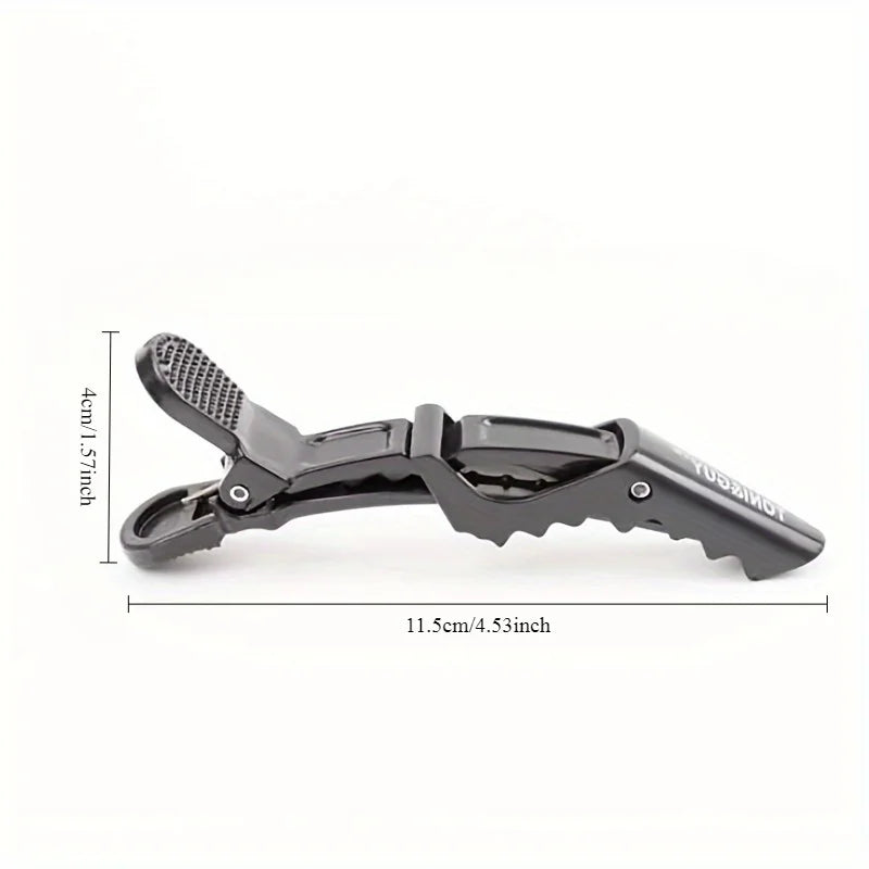 Crocodile hair clip is used for styling segmentation for women with wide teeth, professional hair salons, and hairdressers Qme