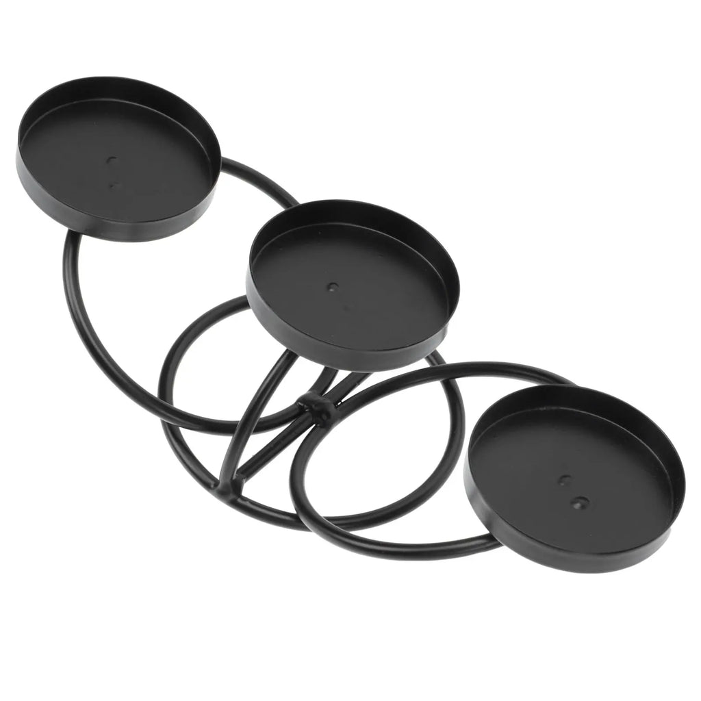 Iron Craft Candleholder Chic Desktop Decor For Home Dining Table European Style Stand Reusable Metal Art Candlestick Home Qme