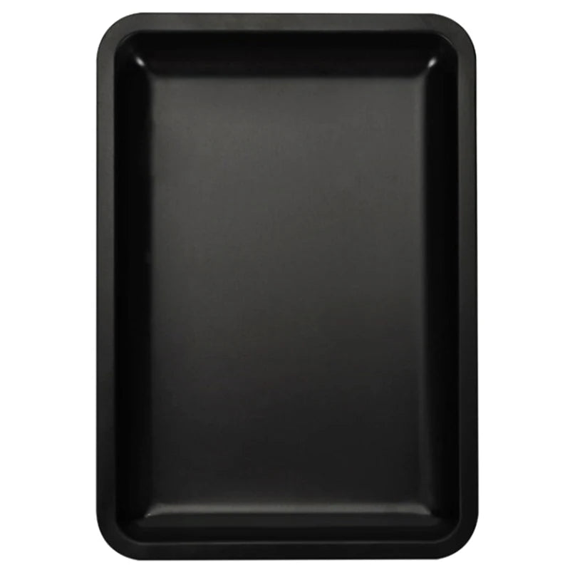 Nail Tray Stainless Steel Cosmetic Storage Art Polish Multicolor Qme Black