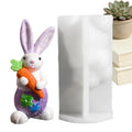 Easter Bunny Mold 3D Plaster Ornaments Craft Making Holiday Wedding Qme A China Mainland