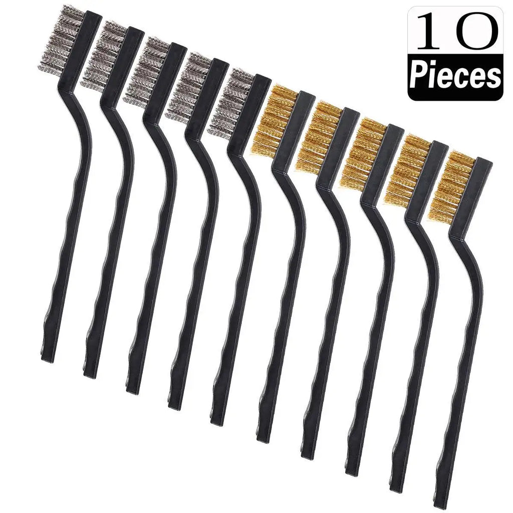 Wire Brass Brush Mini Brushes Micro Steel Rust Remover Paint Remove Qme