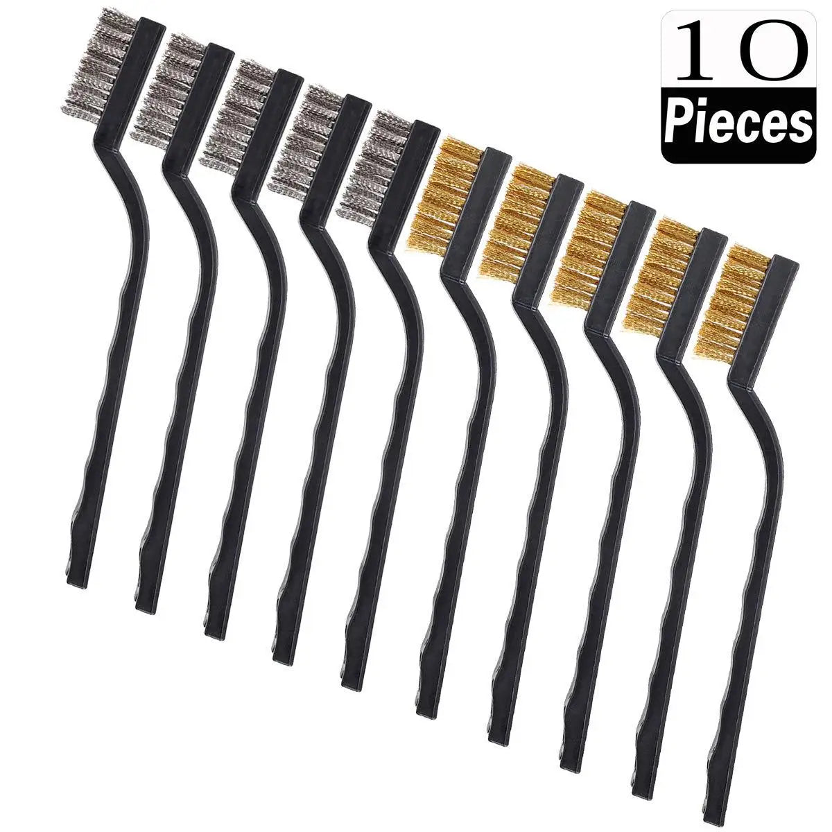 Wire Brass Brush Mini Brushes Micro Steel Rust Remover Paint Remove Qme