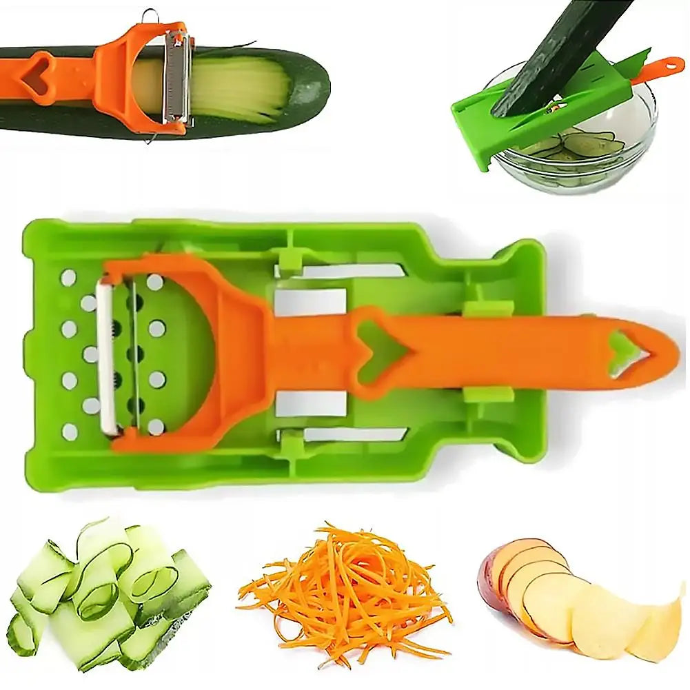 NEW Multi functional Peeler Fruit Vegetable Peeler Stainless Steel Easy To Clean Kitchen Peeling Tool Carrots Potato Orange Qme