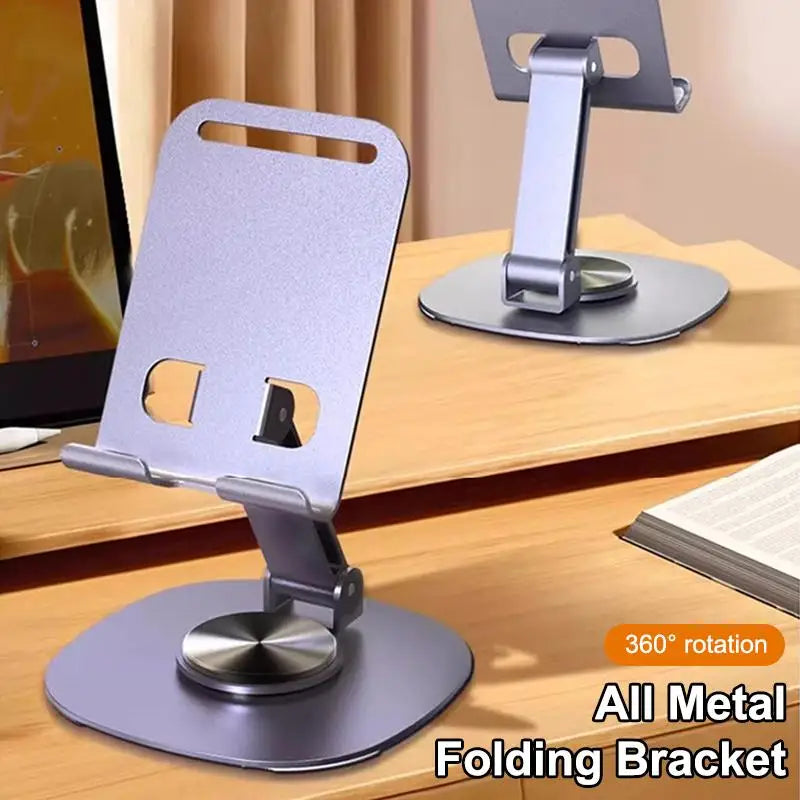 Rotating Table Cell Phone Holder Support Desktop Stand Mount Qme