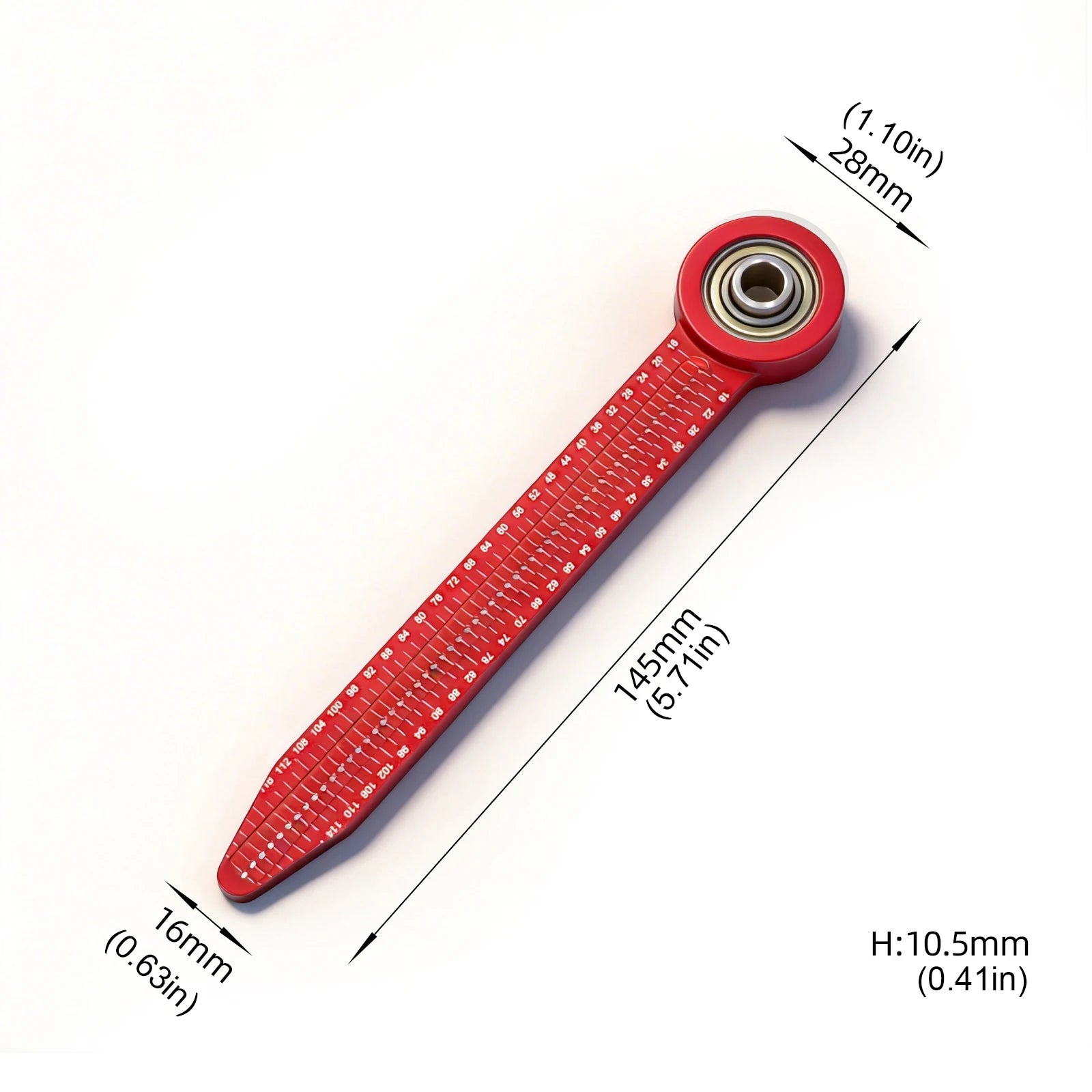 Woodworking Compass Scriber Multi-Purpose Portable Woodworking Hole Ruler Circle Maker Compass for Carpenter Architect Qme