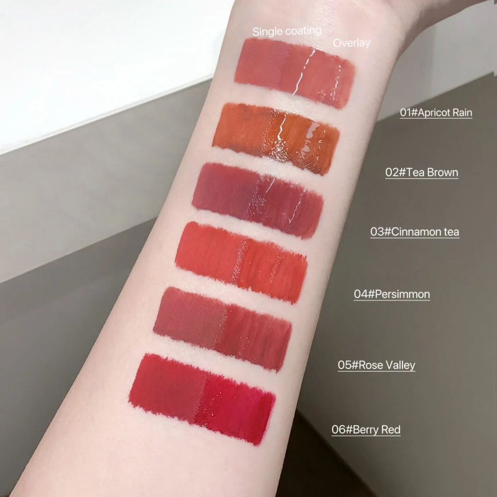 SHAQINUO Double End Lip Glaze Full Gloss Mirror Matte Velvet Long Qme