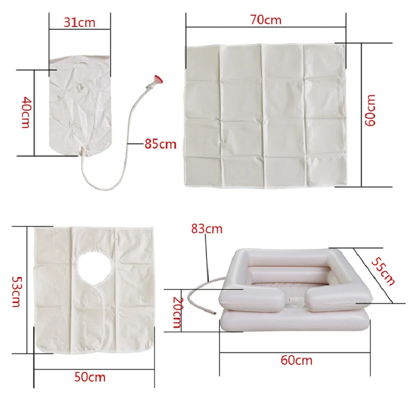 A variety of PVC inflatable care shampoo basin family hospital elderly pregnant patients multi-size multi-environment suitable Qme