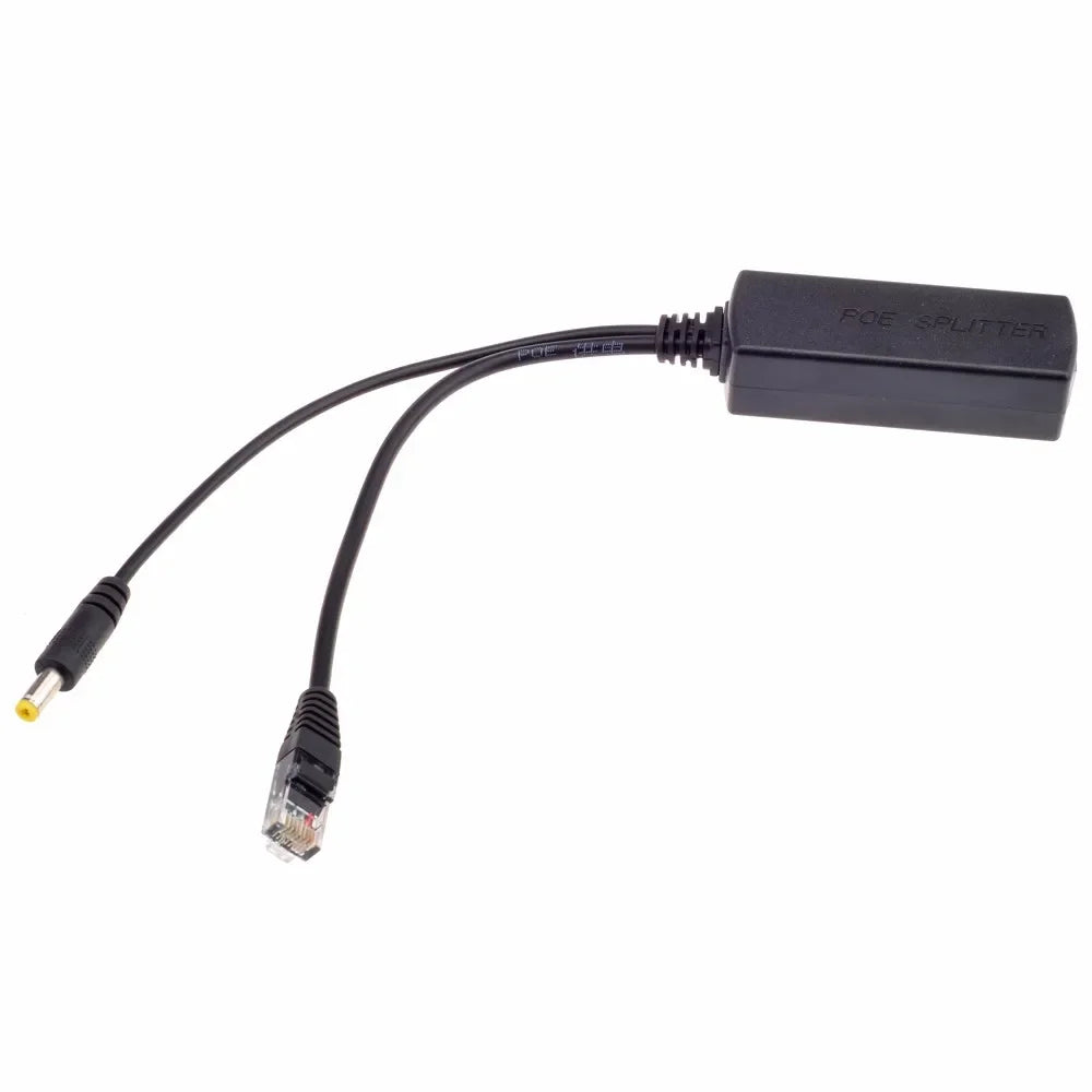 POE Switch IEEE802.3af 48V input 12V output 15.4W POE Splitter 100meters POE camera nvr without power adaper Qme