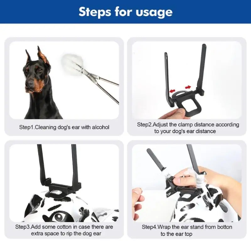 Ear Stand Fixed Support Tool Doberman Assist Erected Dog Supplies Qme