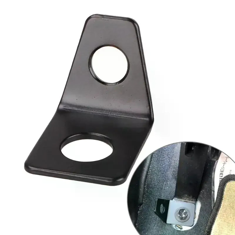 4 Point Car Seat Belt Iron Sheet Holder L-shaped 90 Degree Angle Qme