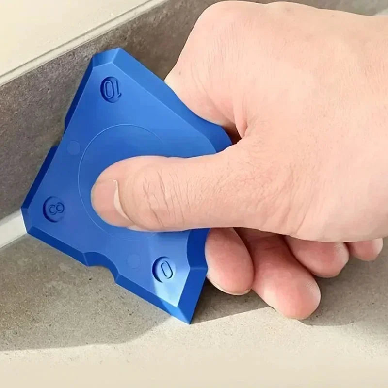 4Piece/Set Silicone Caulking Tool Set - Versatile, Easy Clean-up, & Professional Sealant Spreading Qme