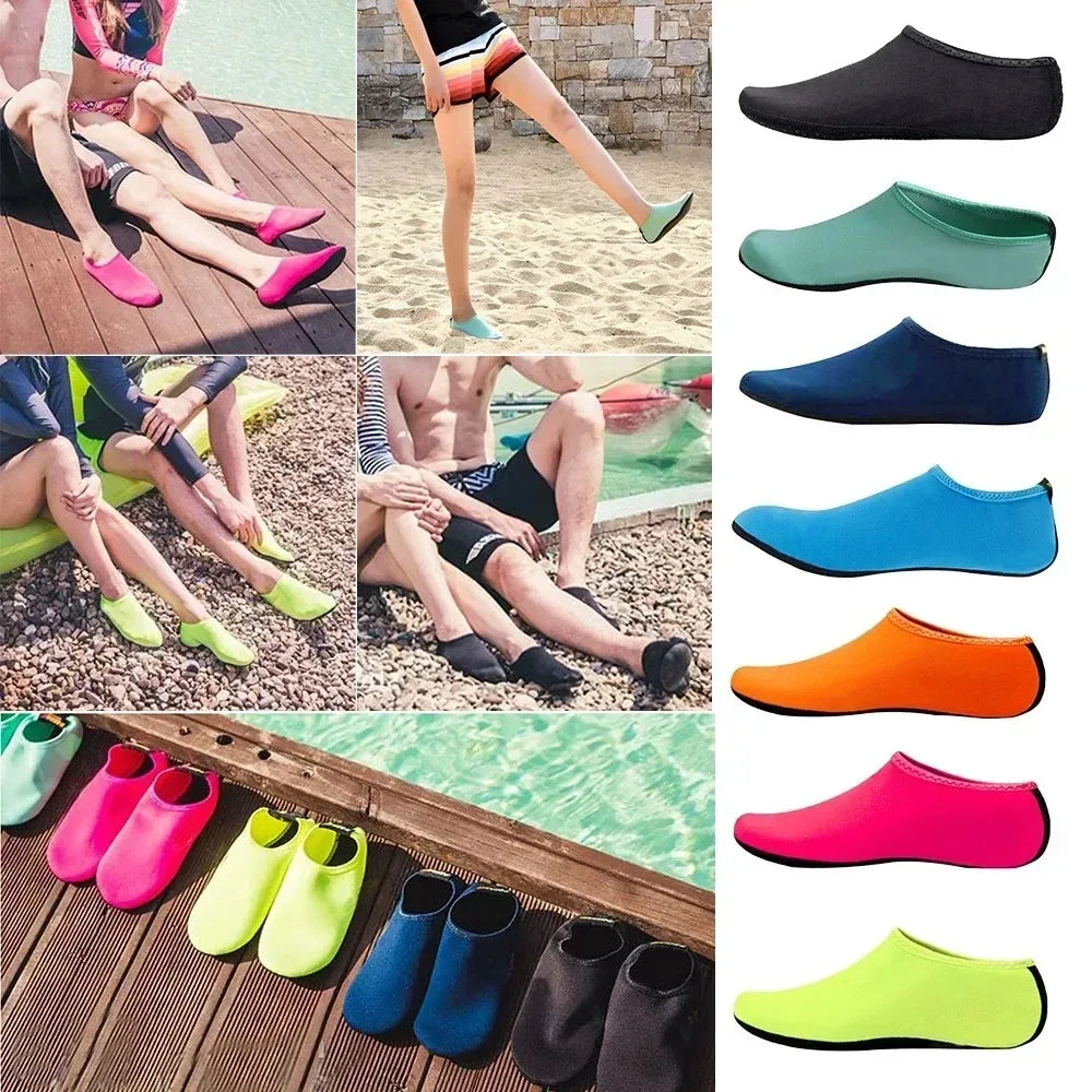 Non-slip Unisex Water Shoes Swimming Diving Socks Summer Aqua Beach Qme