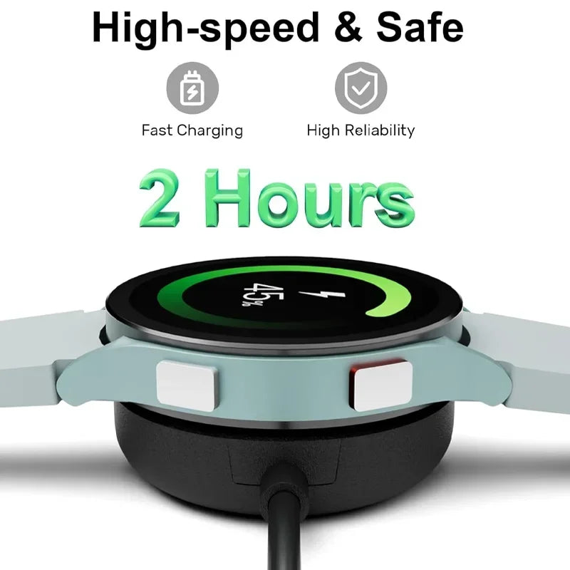 Magnetic Charger for Samsung Galaxy Watch 7 Ultra FE 6 5 Pro Fast Charging USB C For Samsung Watch 4 3 2 1 Universal Charging Qme