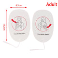1 Pair AED Training Device Patches First Aid Replacement Pads Adult Qme adult