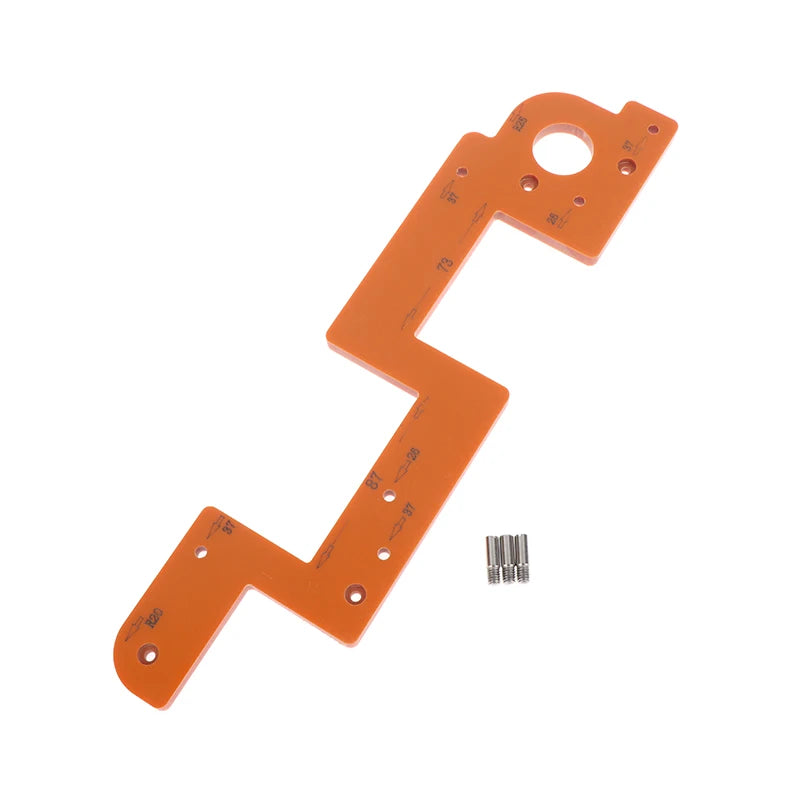Handle Cabinet Door Invisible Embedded Slotting Template Slot Qme