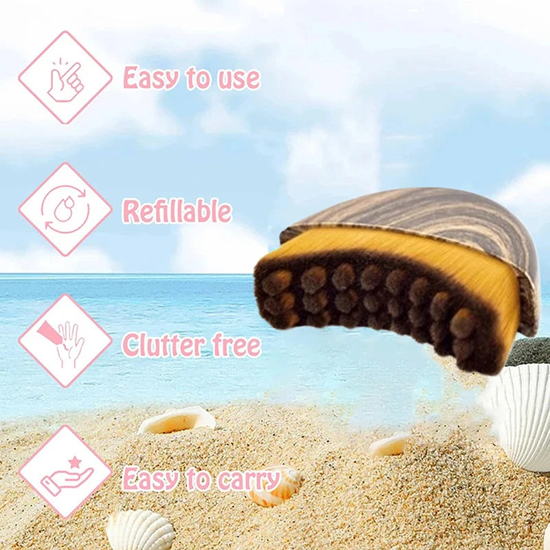 Portable Lymphatic Contour Face Brush Multi-function Brushing Qme