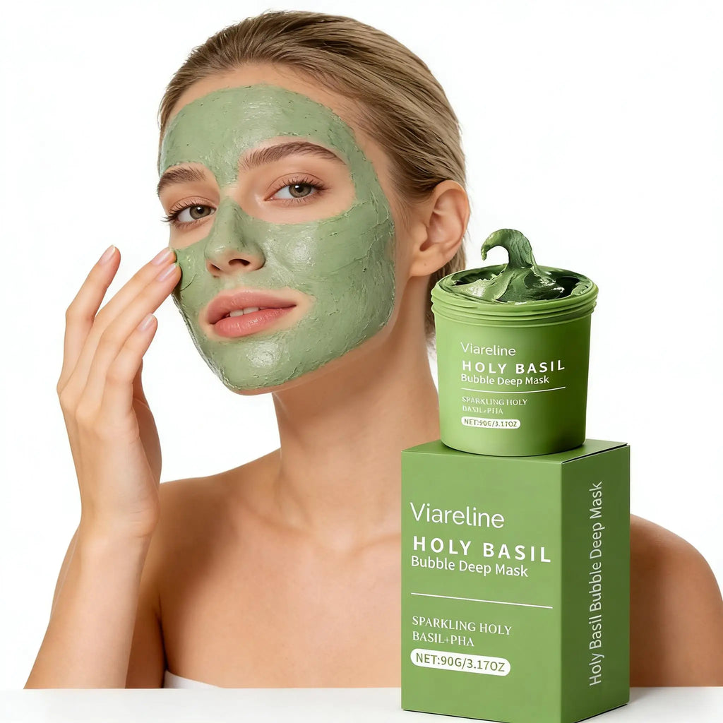 Face Cleansing Bubble Mask Deeply Shrinking Pore Cleans Blackhead Oil Control Anti-Acne Improve Rough Skin Brighten Nourish Mask Qme