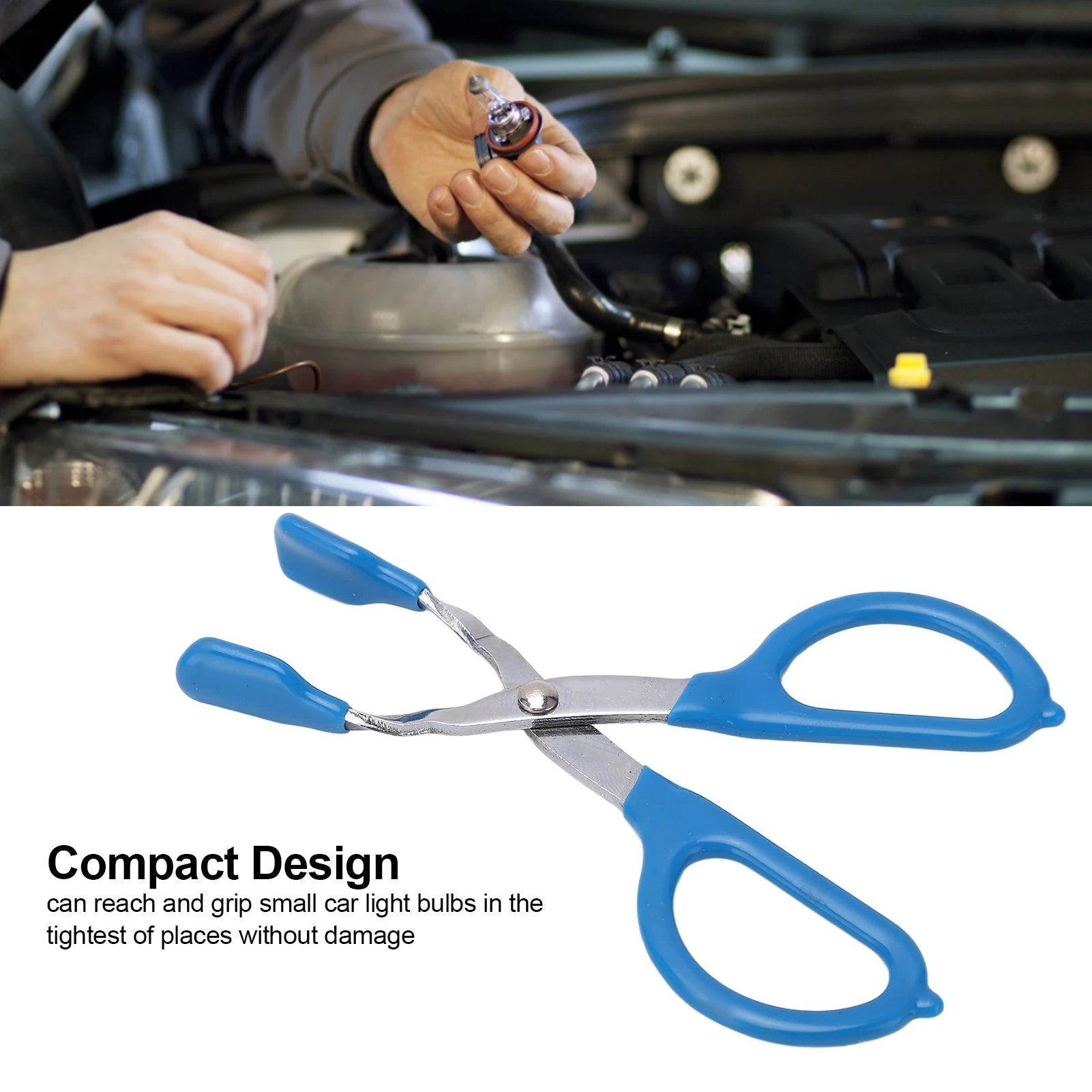Mini Bulb Remover Metal Removal Installation Tool for Removing Hard To Reach Miniature Bulbs Mini Bulb Plier Qme