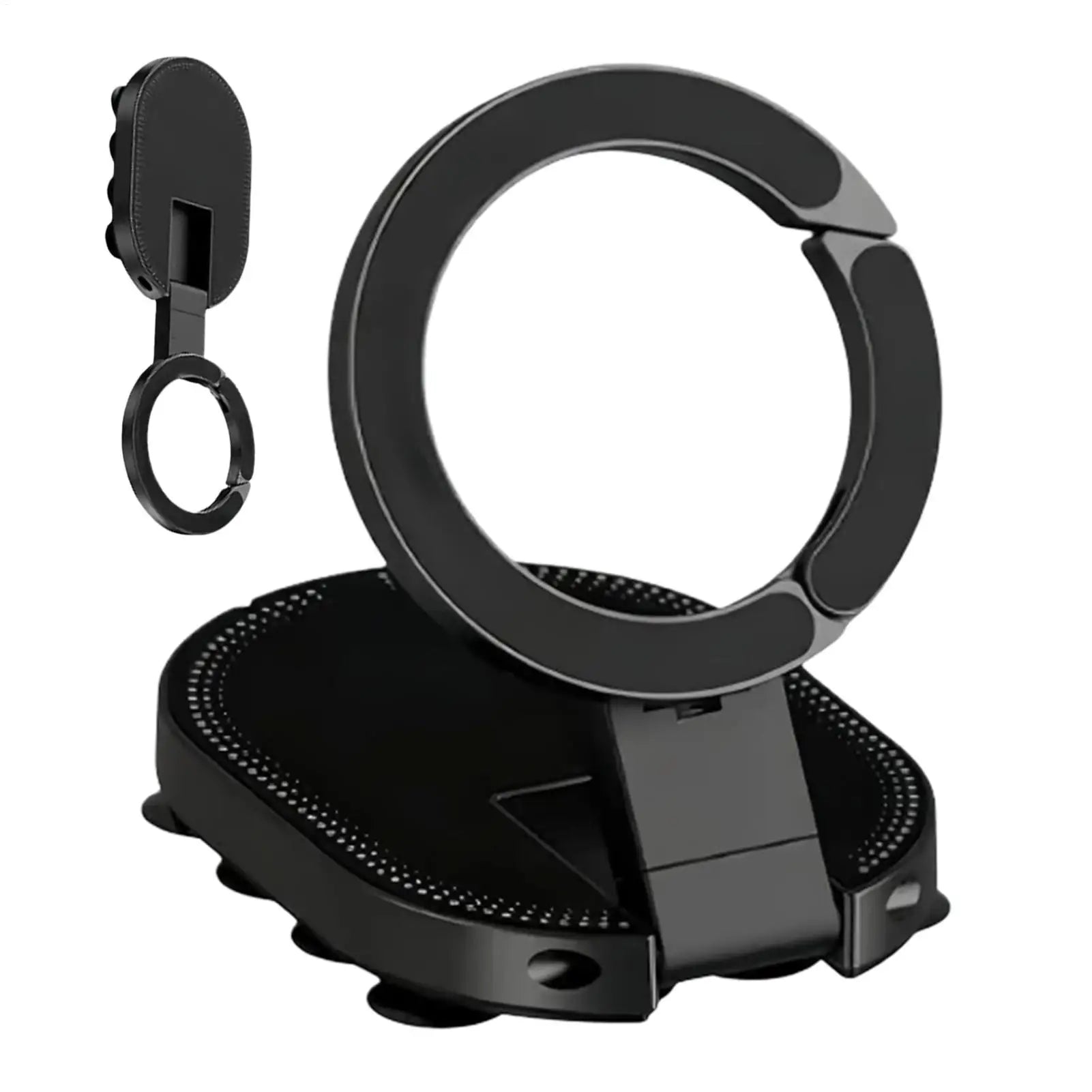Magnetic Phone Mount Suction Cup Automobile Navigation Stand 360 Degree Adjustable Car Phone Holder Mount for Home Travel Gym Qme