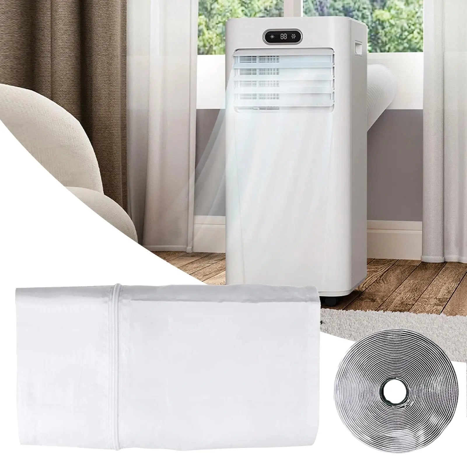 Window Seal Portable Air Conditioner AC Vent Zip Insulation Qme