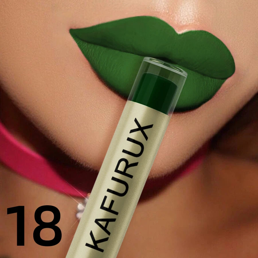 20 Colors Dark Brown Nude Liquid Lipsticks Waterproof Velvet Matte Qme 18