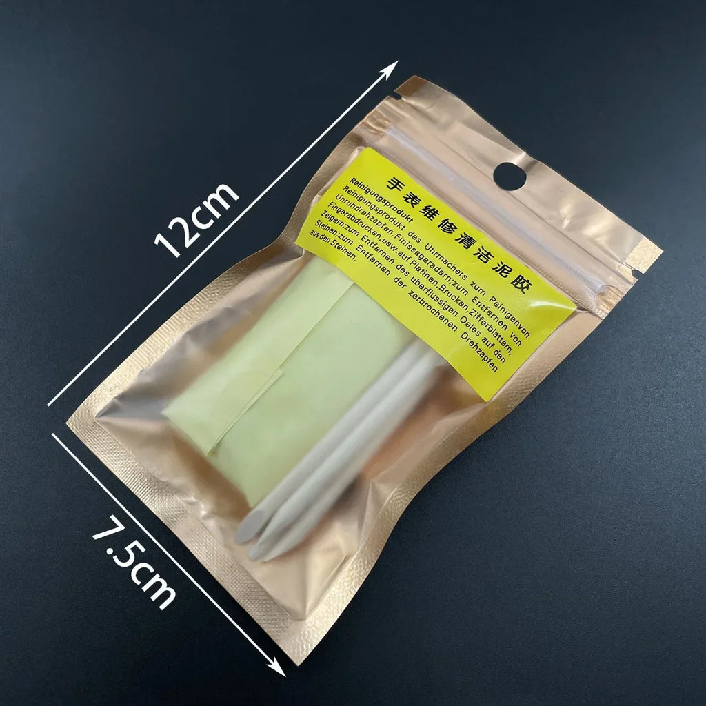 Watch Movement Cleaning Clay Watch Cleaning Rubber Putty Cleaner Wristwatch Decontamination Repair Tool Watchmaker Accessory Qme