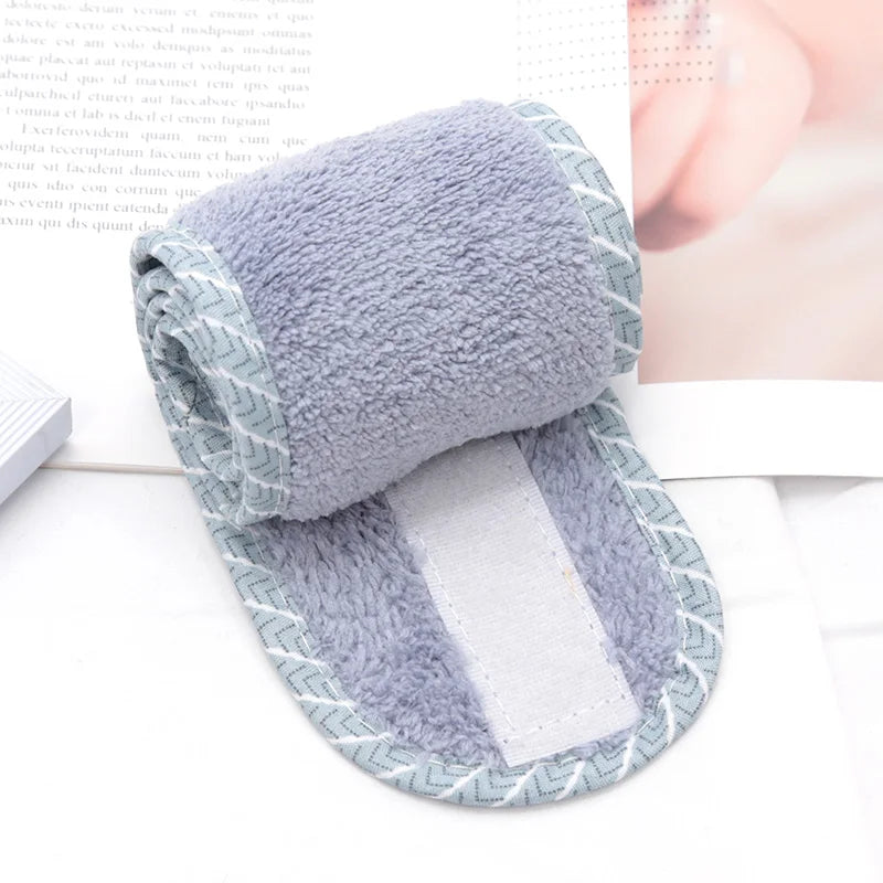 Women Adjustable SPA Facial Headband Soft Toweling Hair Accessories Qme