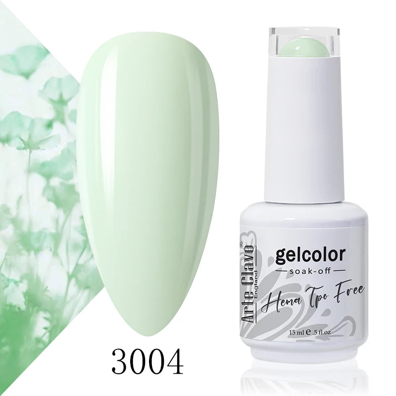 Arte Clavo Blue Nails Candy Party Nude Gel Nail Polish 2026 Mint