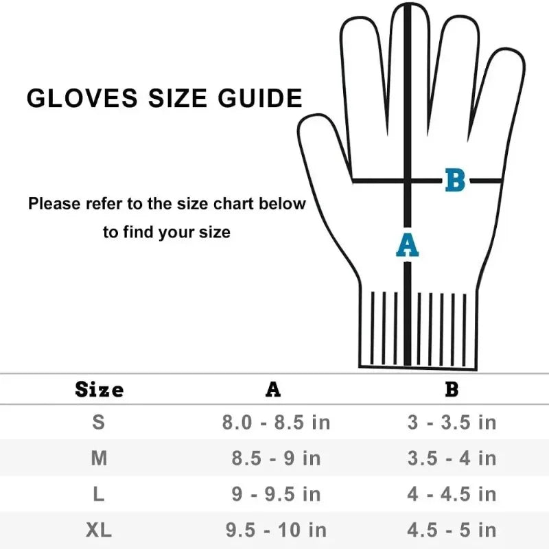 Grade 5 Cut Resistant Gloves Kitchen HPPE Scratch Glass Cutting Qme