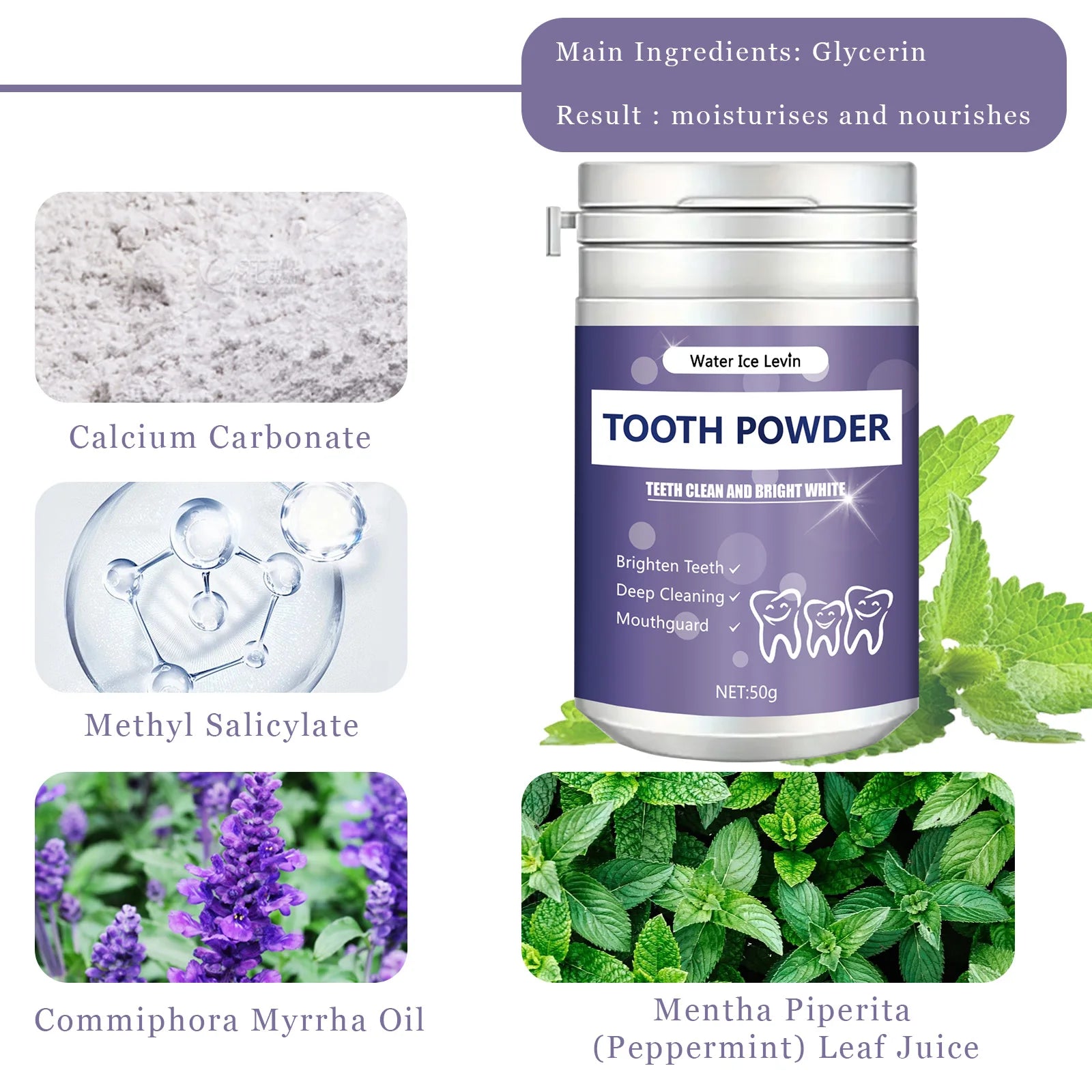 pearl tooth powder fresh breath teeth yellow stain cleaning powder oral care tooth cleaning powder wholesale Qme