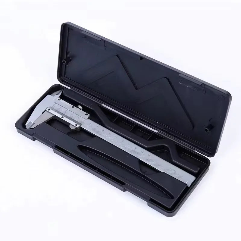 Professional Stainless Steel Vernier Caliper Gauge 0-150mm Sliding Gauge Measurement Tool Inside Outside Depth Step Micrometer Qme